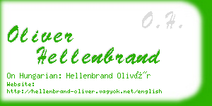 oliver hellenbrand business card